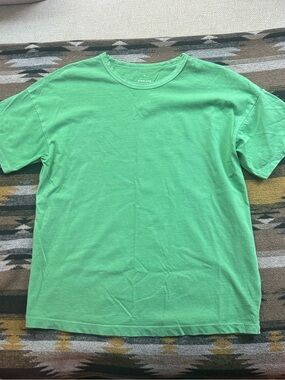Everlane Women’s Green Boyfriend Tee Organic Cotton XS